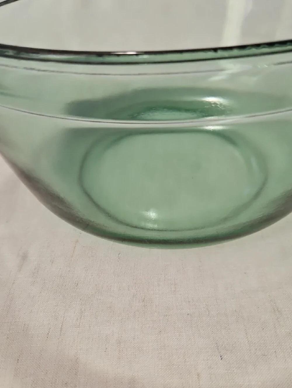 Vintage Rare Collectible Anchor Hocking Green Color Ovenware 4 Qt Mixing Bowl